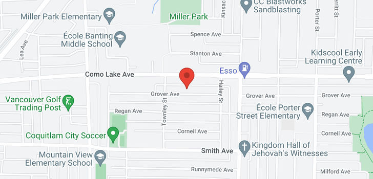 map of 851 GROVER AVENUE